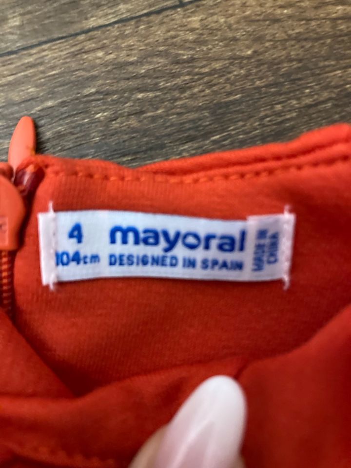 Original Mayoral Kleid rot 104 in Storkow (Mark)