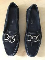 Edle PRADA Slipper Mokassins 36 dunkelblau marine silberne Spange Bayern - Ingolstadt Vorschau