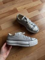 Chucks Converse All Star Plateau sneaker grau 37 Niedersachsen - Oyten Vorschau