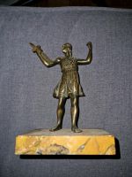 Bronze Figur Krieger auf Marmor Sockel Berlin - Tempelhof Vorschau