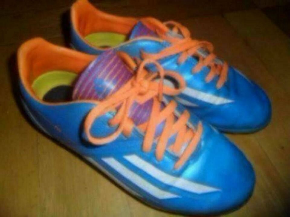 Adidas Fußballschuhe, Deppen,blau-orange Gr.33-33,5 in Schmölln