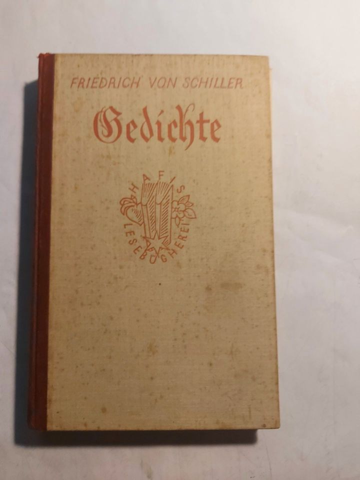 Friedrich v. Schiller. 0 Versand!!!!!!!!! Gedichte. Gebraucht. in Asbach