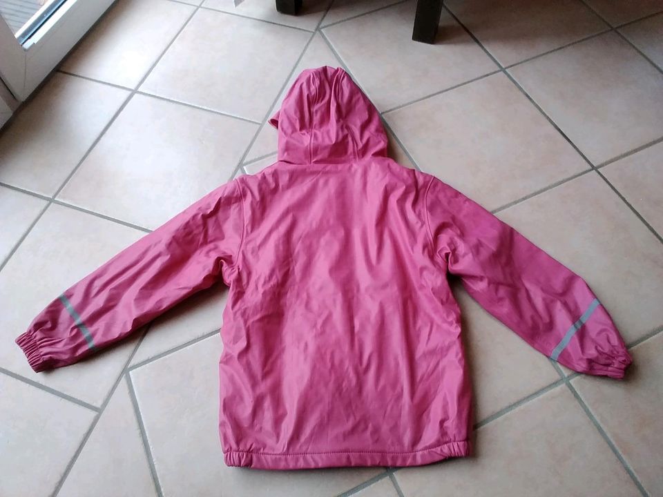 Regenjacke gefüttert 122 128 Matschjacke lupilu Lidl warm Mädchen in Drage