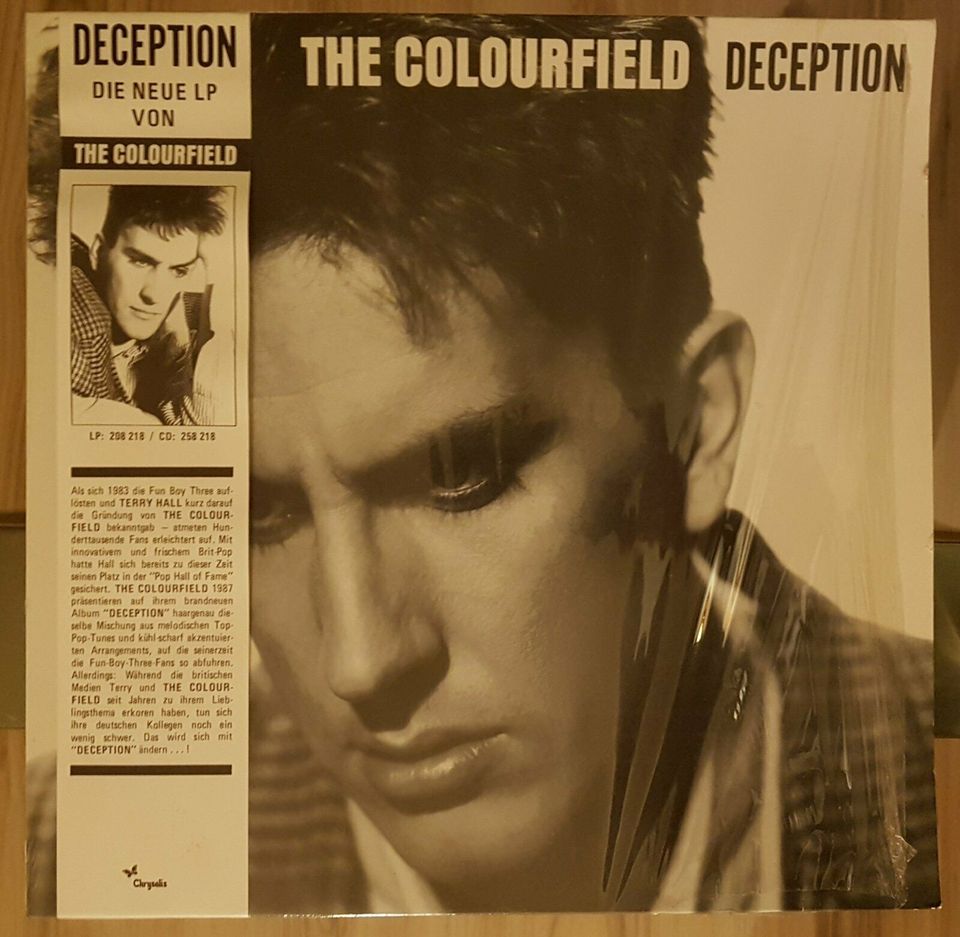 THE COLOURFIELD – Deception  LP Vinyl Plattenauflösung in Hamburg