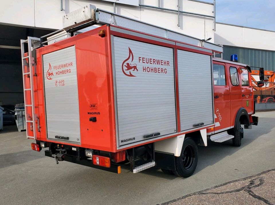 Iveco 75-14A / Feuerwehr / H-Zulassung / 9-Sitze / Oldtimer in Ponitz