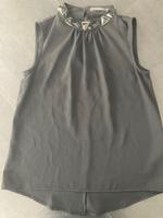 ESPRIT Tunika Bluse, ärmellos, Ziersteine, schwarz, Gr. 32, chic Bayern - Marktheidenfeld Vorschau