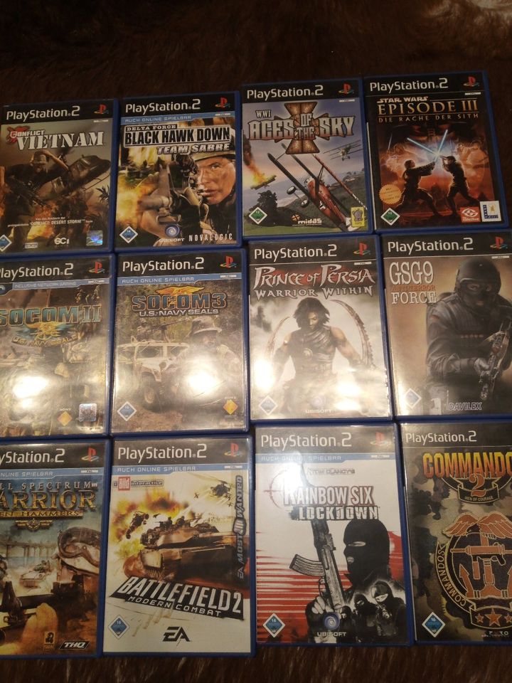 PS2 SPIELE, PLAYSTATION 2 VIDEOSPIELE in Mommenheim