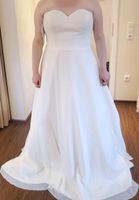 Brautkleid schlicht 52 ivory chiffon fließenden NEU Baden-Württemberg - Crailsheim Vorschau