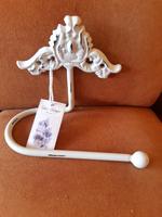 Toilettenpapierhalter weiß creme Metall von chic Antique Bayern - Mettenheim Vorschau