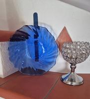 Wunderschöne   blaue   Glas - Schüssel / - Schale Bayern - Erdweg Vorschau