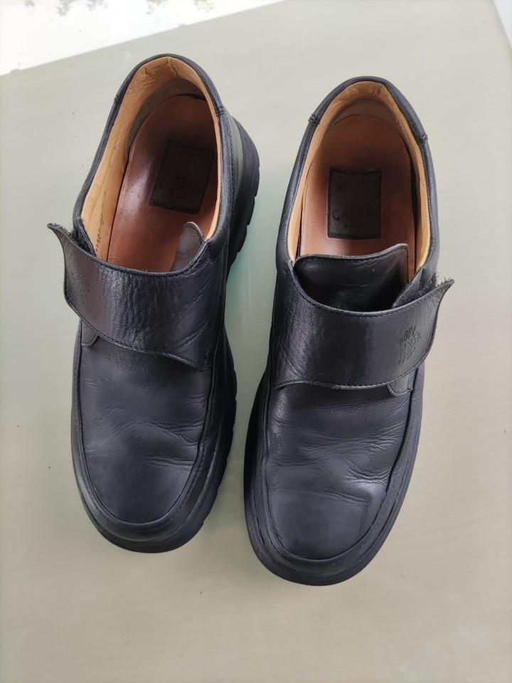 Camel Boots Leder Schwarz Gr. EU 46 1/2 = UK 12 Herrenschuhe in Hengersberg