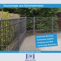 Schmiedeeisen Schmuck Metall Zaun mit Tor - Lieferung + Montage Berlin - Pankow Vorschau