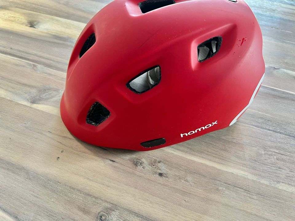 Fahrradhelm Hamax rot für Kinder S 47 - 52 in Braunschweig