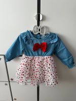 Mädchen Kleid 80 Jeans Tutu Rock Herzen Glitzer Hessen - Liederbach Vorschau