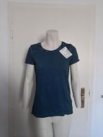 T-Shirt Größe XS 34 neu blau dunkelblau jeansfarben Häkelmuster Dortmund - Innenstadt-West Vorschau