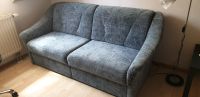 Stabiles Gästebett Sofa ausziehbar Schlafsofa Velours blau Bayern - Schwabmünchen Vorschau