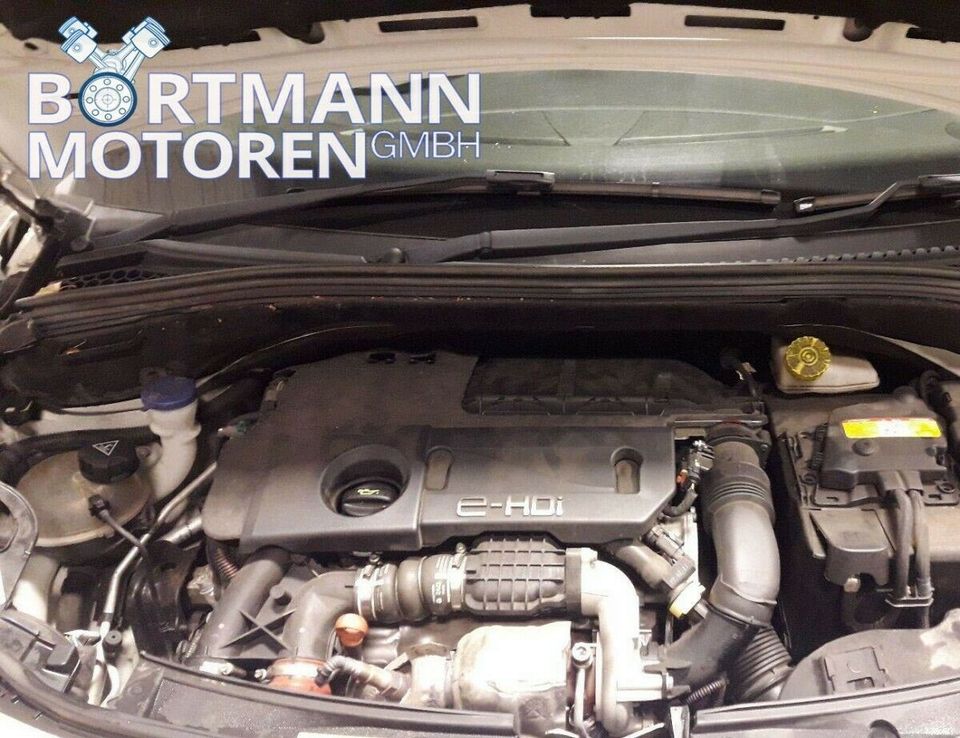 Motor CITROEN 1.6 Hdi DV6DTED 9HP 9HJ 9HF 55.783KM KOMPLETT in Leipzig