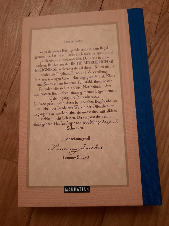 die dunkle Allee Lemony Snicket Reihe betrüblicher Ereignisse in Celle