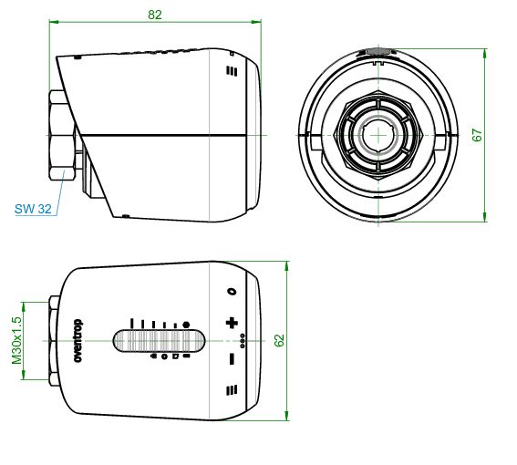 Heizkörper-Thermostat  mit Bluetooth  Oventrop 150961 in Rheurdt