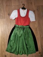 Mädchen DIRNDL Gr. 164 Rot, Grün, Schwarz Inkl. Bluse Baden-Württemberg - Aichtal Vorschau