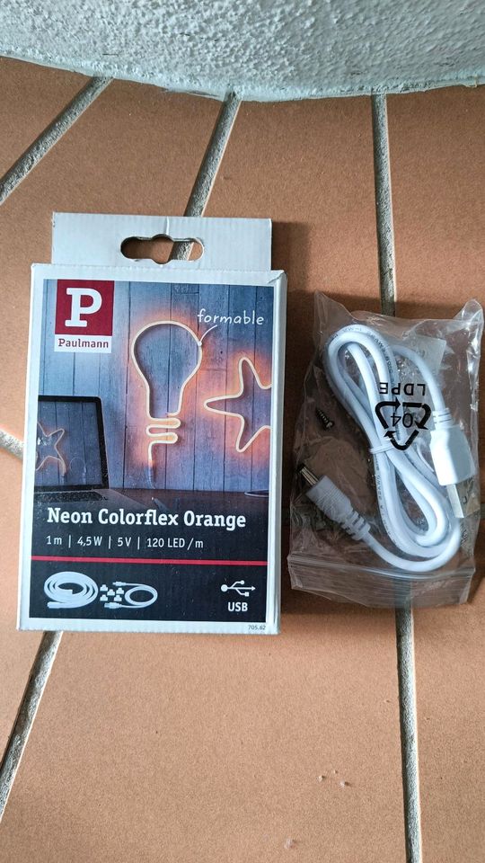 Neon Colorflex Orange LED Streifen, Paulmann formable, 1m, 4.5W in Hünxe