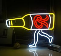 LED Neon Schild Laufendes Bier Lampe Leuchtreklame Wandleuchte Hessen - Bebra Vorschau
