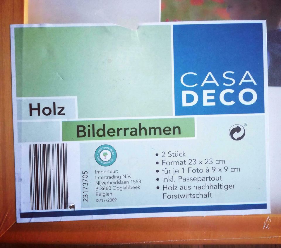 Holz Bilderrahmen CASA DECO 2 Stück Originalverpackt in Köln