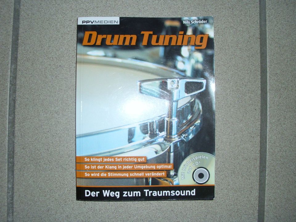 Drumtuning Buch mit CD "Der Weg zum Traumsound" nur 5 Euro in Seeheim-Jugenheim