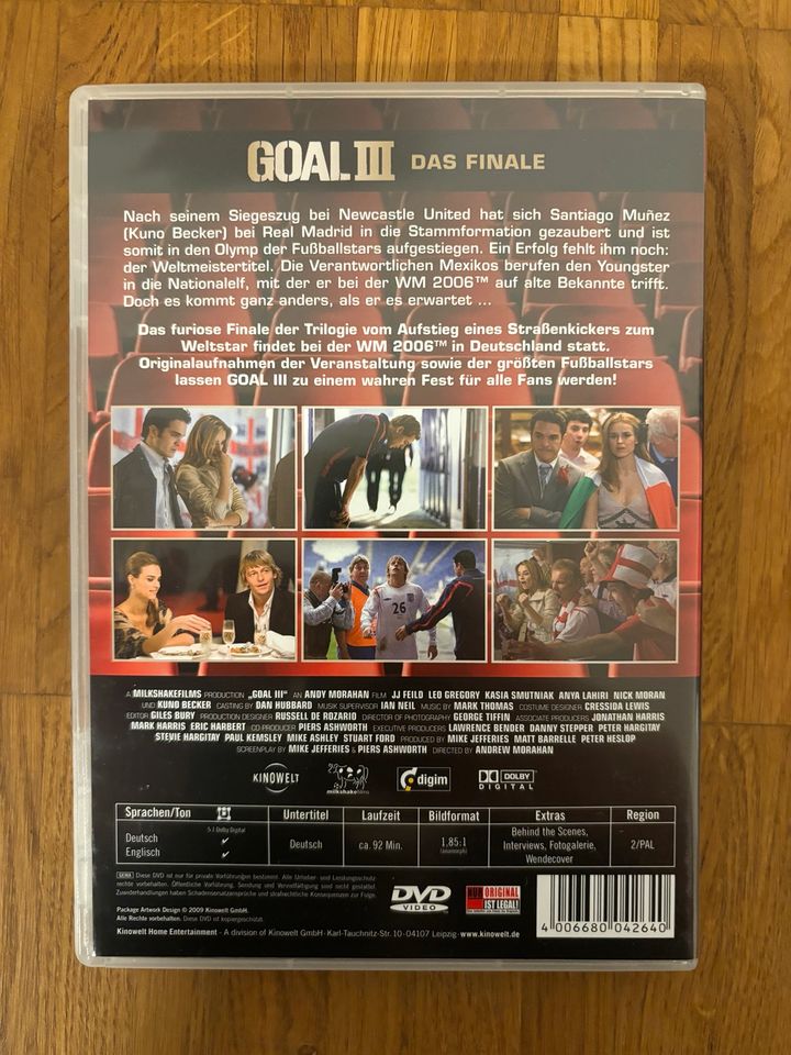 Goal I-III 1-3 I II III 1 2 3 DVD Edition in Crailsheim