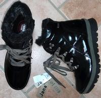 Jana Damen Lack Stiefeletten warm gefüttert Gr.38 Neuw! Schleswig-Holstein - Jarplund-Weding Vorschau