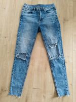 Takko 38 Damen Stretch Jeans used blau Löcher Baden-Württemberg - Tauberbischofsheim Vorschau