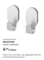 "Brogrund" stabile Haken aus Edelstahl von Ikea *NEU* Bayern - Bayreuth Vorschau
