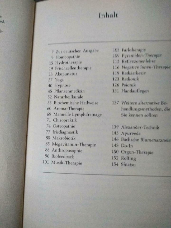 Das Handbuch der natürlichen Heilmethoden, alternativ Medizin in Weißenburg in Bayern