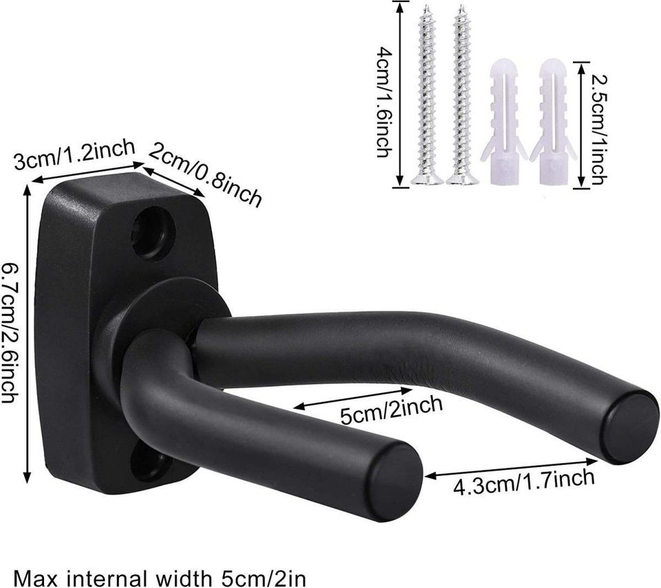 Gitarren Haken Wand Halterung Gitarrenständer Universell Gitarren in Hagen