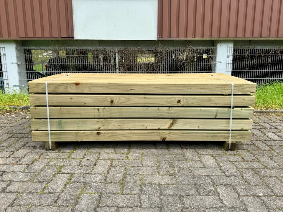 Kantholz Zaunpfosten Vierkantholz Holzpfosten - 11,5x11,5x180 KDI in Lennestadt