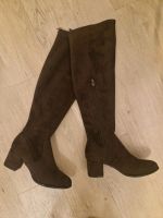 TOP❤️ H&M Overknee Stiefel Braun eng Absatz sexy edel Gr. 37 Bayern - Aschaffenburg Vorschau