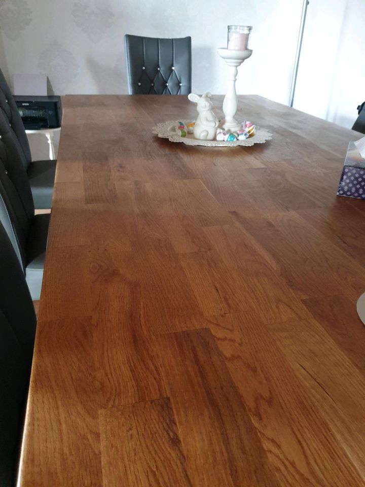 Massivholz Tisch Eiche 2x1m in Konz