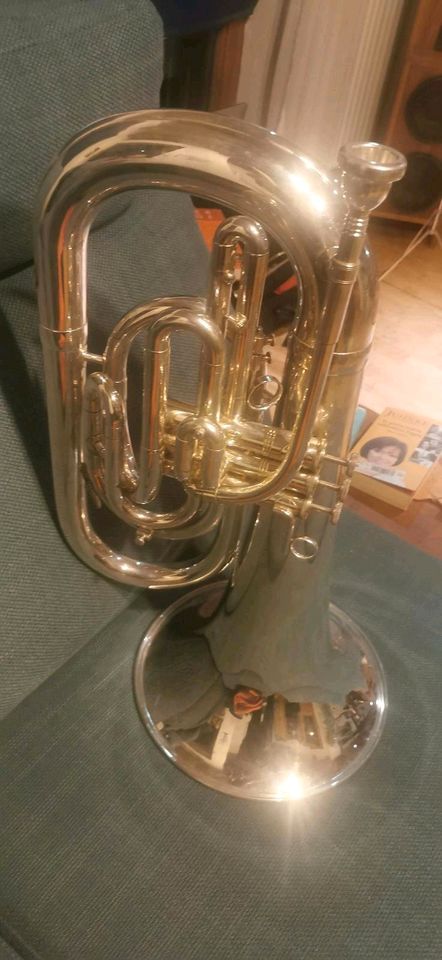 Basstrompete Marching Euphonium Kanstul KME 295 in Neusilber in Wilhelmsdorf