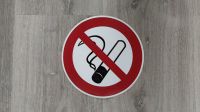 Verbotsschild: Rauchen verboten / Rauchverbot, Folie D=20 cm #NEU Nordrhein-Westfalen - Lügde Vorschau