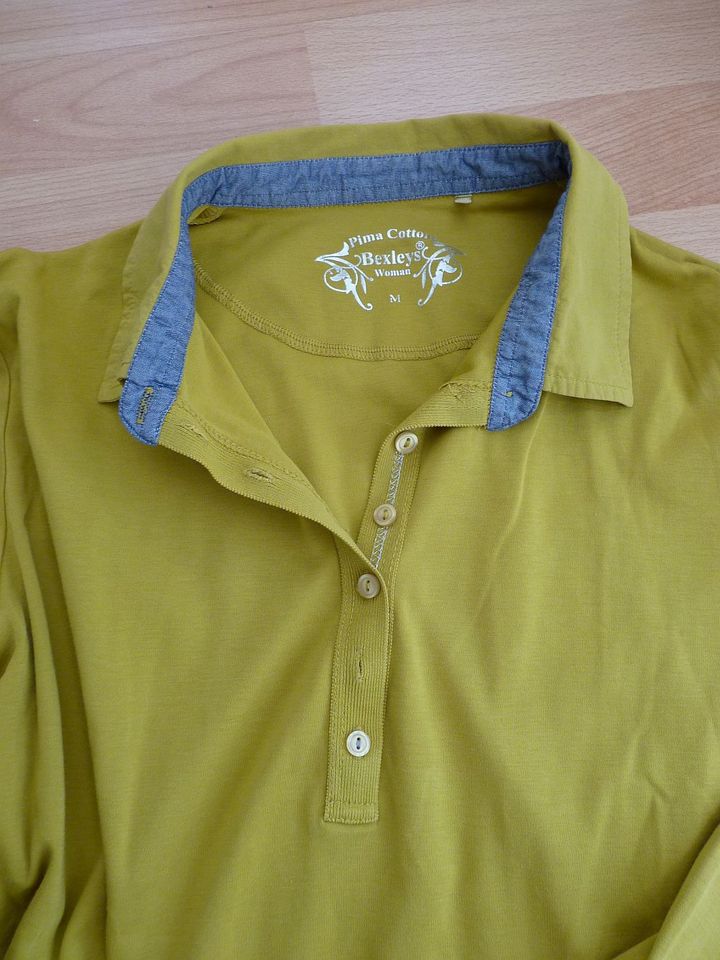 Poloshirt, Damen Shirt langer Arm, Gr. M, Gr. 40 - neu - in Leipzig