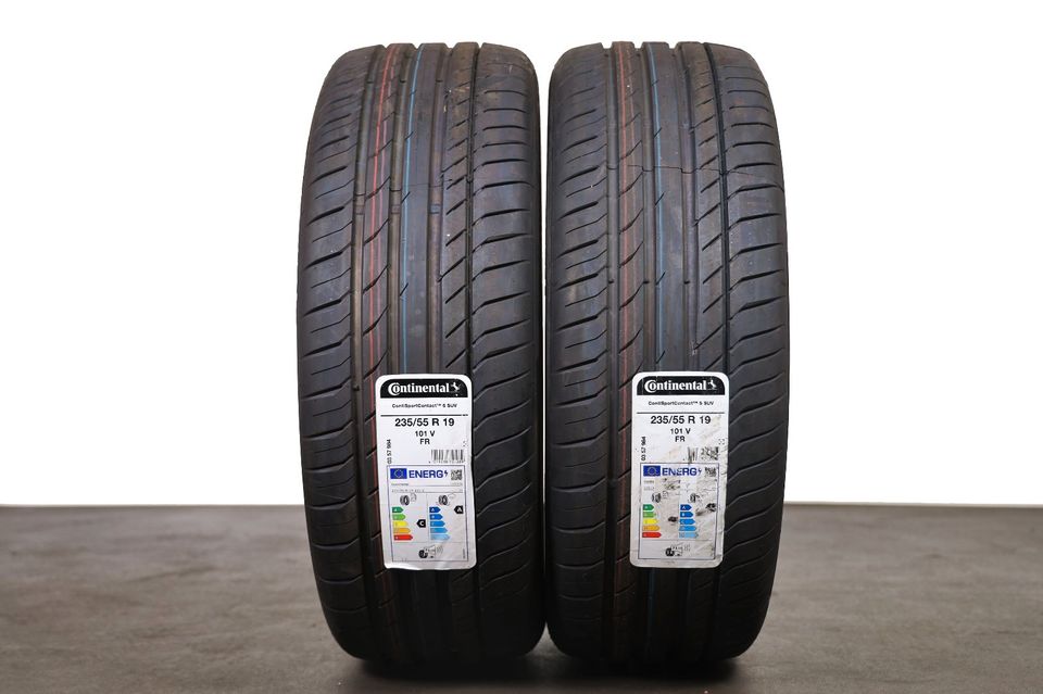 2x Sommerreifen 235/55 R19 101V FR Continental SportContact 5 NEU in Neuhausen