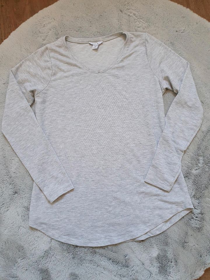 Pullover, Pulli, Shirt, Größe XS 34 Damen schwarz rot grau in Bengel