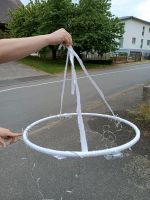 Hochzeitsdeko Ring Hula Hoop Kranz weiß Baden-Württemberg - Großrinderfeld Vorschau