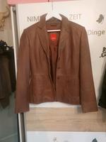 Braune Esprit Leder Jacke  Blazer Niedersachsen - Ilsede Vorschau