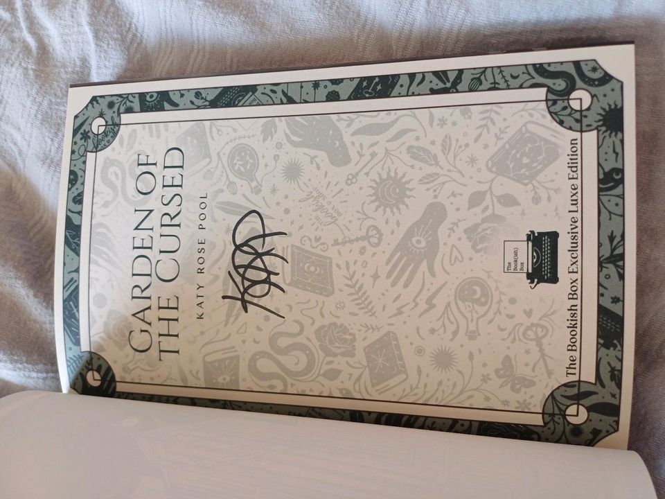 Garden of the cursed,  Bookish Box signed Edition in Netphen