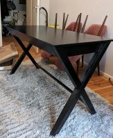 Schreibtisch Holz Schwarz mit Schublade (Home24 "Calise") Düsseldorf - Friedrichstadt Vorschau