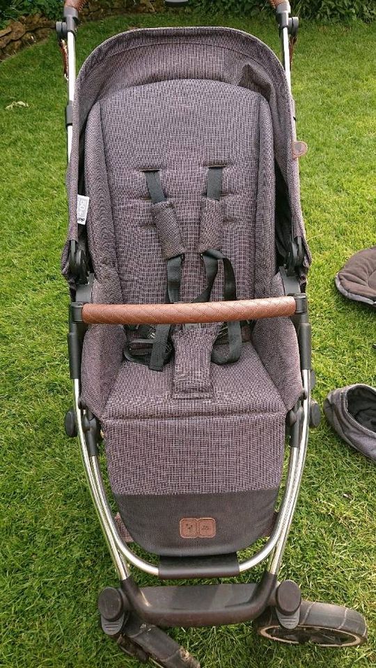 Kombi Kinderwagen ABC Design Salsa 4 Air Diamond Edition Asphalt in Steinfurt