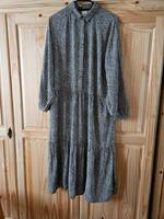 Maxikleid Beige Schwarz gepunktet M 38 langarm Blusenkleid Kleid Hessen - Habichtswald Vorschau
