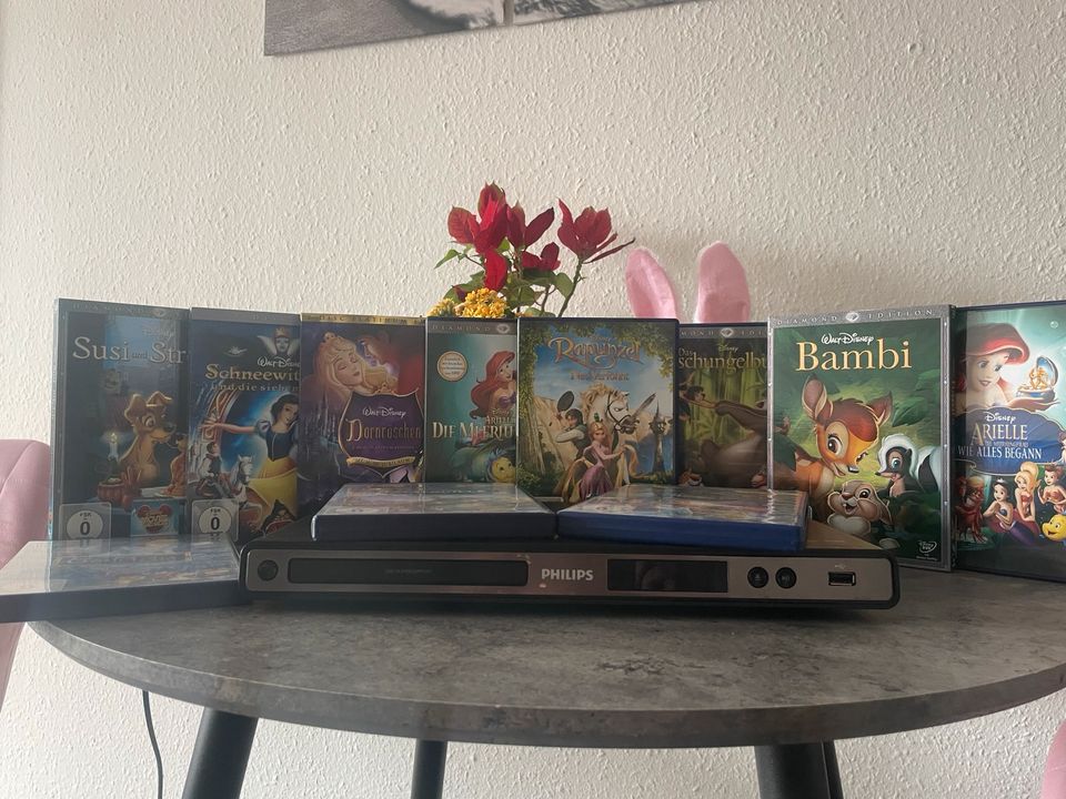 DVD Player mit Disney DVD‘s in Altlandsberg