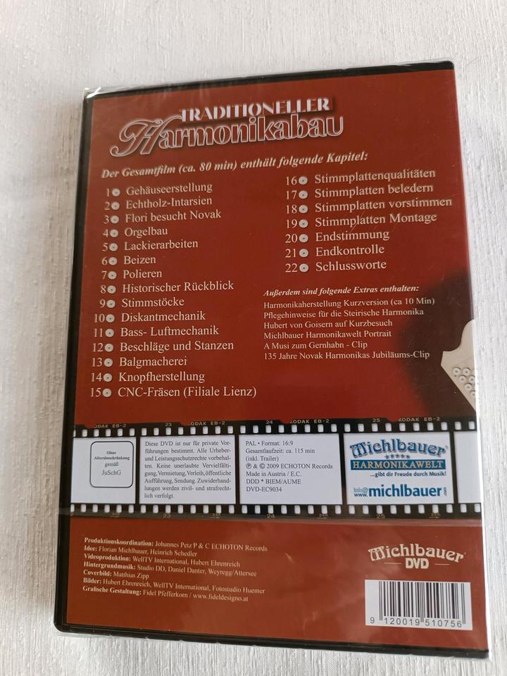 Lern-DVD: Auswendig Spielen lernen auf der Steirischen Harmonika in Gefrees